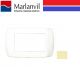 PLACCA MARLANVIL MILLENNIUM 4 POSTI COLORE AVORIO 7844.T.A