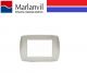 PLACCA MARLANVIL MILLENNIUM 4 POSTI ALLUMINIO SATINATO 7844.TG.AL