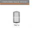 DOPPIO PULSANTE COMPATIBILE CON BTICINO SERIE MAGIC 5055/1