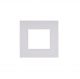 art PLACCA 2P BIANCO PVC COMPATIBILE LIVING BTICINO