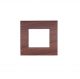 art PLACCA 2P CILIEGIO PVC COMPATIBILE LIVING BTICINO