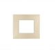 art PLACCA 2P ORO PVC COMPATIBILE LIVING BTICINO