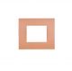 art PLACCA 2P ARANCIO PVC COMPATIBILE LIVING BTICINO