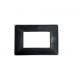 PLACCA 3 POSTI COMPATIBILE BTICINO MATIX NERO TABACCO