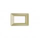 PLACCA 3 POSTI COMPATIBILE BTICINO MATIX ORO SATINATO AM4803