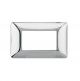 PLACCA 4 POSTI COMPATIBILE BTICINO MATIX CROMO AM4804