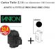 ALIMENTATORE PRESA USB IPAD IPHONE COMPATIBILE VIMAR EIKON NERO.