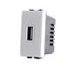 art PRESA USB 5V 2Ah COMPATIBILE BTICINO LIVING LIGHT CARICATORE