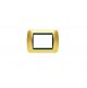 PLACCA 3 POSTI METALLO COMPATIBILE BTICINO LIVING ORO LUCIDO