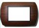 PLACCA 4 POSTI METALLO COMPATIBILE BTICINO LIVING NOCE