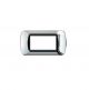 PLACCA 4 POSTI METALLO COMPATIBILE BTICINO LIVING CROMO
