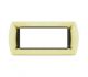 art PLACCA 7P ORO METALLO COMPATIBILE LIVING BTICINO