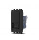 sun PRESA RJ45 CAT.6 COMPATIBILE VIMAR ARKE' nero