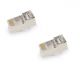 2 CONNETTORE PLUG RJ45 CAT6 FTP PER CAVO DI RETE FTP 94916