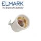 PORTALAMPADA E27 IN CERAMICA CON SUPPORTO ELMARK