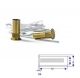 CONTATTO MAGNETICO MINIATURIZZATO DA INCASSO IN OTTONE A/SS1