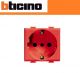 PRESA SCHUKO 16A BTICINO MATIX A5440/3R ROSSO