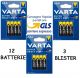 BATTERIA VARTA AAA 12 PEZZI PILA  SUPER LIFE MINI STILO 