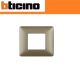 PLACCA 2 POSTI BTICINO MATIX COLORE TITANIUM AM4802MTA