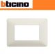 PLACCA 3 POSTI BTICINO MATIX COLORE CENERE AM4803BCN