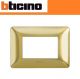 PLACCA 3 POSTI BTICINO MATIX COLORE ORO SATINATO AM4803GOS
