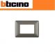 PLACCA 3 POSTI BTICINO MATIX COLORE IRON AM4803MIR