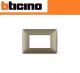 PLACCA 3 POSTI BTICINO MATIX COLORE TITANIUM AM4803MTA