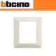 PLACCA 3+3 POSTI BTICINO MATIX COLORE CENERE AM4826BCN
