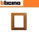 PLACCA 3+3 POSTI BTICINO MATIX COLORE ROSSO TERRA AM4826TRT