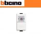 PULSANTE + PORTALAMPADA DIFFUSORE BIANCO BTICINO MATIX AM5057B