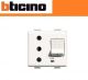 PRESA SICURA INTERBLOCCATA 16A BTICINO MATIX AM5130 BIANCO