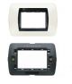 PLACCA AUTOPORTANTE 3P BIANCO COMP.BTICINO LIVING LIGHT/INTERNATIONAL