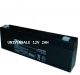 BATTERIA  AL PIOMBO 12V 2 AH RICARICABILE PER ALLARME SIRENA