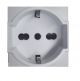 PRESA SCHUKO 16A COMPATIBILE CON SERIE LIVING LIGHT  BTICINO