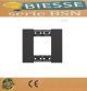 PLACCA 2P NERO BSN COMPATIBILE NOW BTICINO