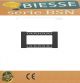PLACCA 6P NERO BSN COMPATIBILE NOW BTICINO