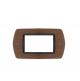 PLACCA 3P NOCE COMP.BTICINO LIVING INTERNATIONAL/LIGHT CX3-07