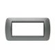 PLACCA 7P SILVER COMP.BTICINO LIVING INTERNATIONAL/LIGHT CX7-12