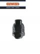 RACCORDO NERO PASSO GAS GEWISS DIAM.22 MM IP54  DX54322  2 PEZZI.
