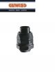 RACCORDO NERO PASSO PG GEWISS DIAM.12 MM IP54  DX54512  2 PEZZI.