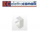 TAPPO TERMINALE 40X10mm ELETTROCANALI PER CANALINA BIANCO ECTT4010B.