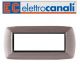 PLACCA 7P ACCIAIO SATINATO PVC MY LIFE ELETTROCANALI