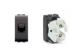 PRESA RJ45 COMPATIBILE BTICINO LIVING INTERNATIONAL NERA.ECL4083