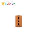 PRESA BIPASSO ARANCIONE EASY COMPATIBILE MATIX ECSE8080AR