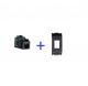 PRESA RJ45 CAT.5e UTP NON SCHERMATO AUTOCRIMPANTE COMPATIBILE VIMAR IDEA NERO