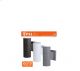 Applique portalampada 2 vie GU10 IP54 - GRIGIO