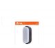 Plafoniera LED OVALE NERA 15W 4000K 55x100x200 IP54