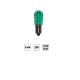 LAMPADA LED E14 14V  LUCE VERDE AC/DC LUMINARIE LAMPADINA