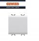COPRIFORO 2 POSTI GEWISS CHORUS BIANCO GW10198