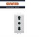 PRESA GEWISS CHORUS 2P+T 16A BIVALENTE BIANCO GW10203.